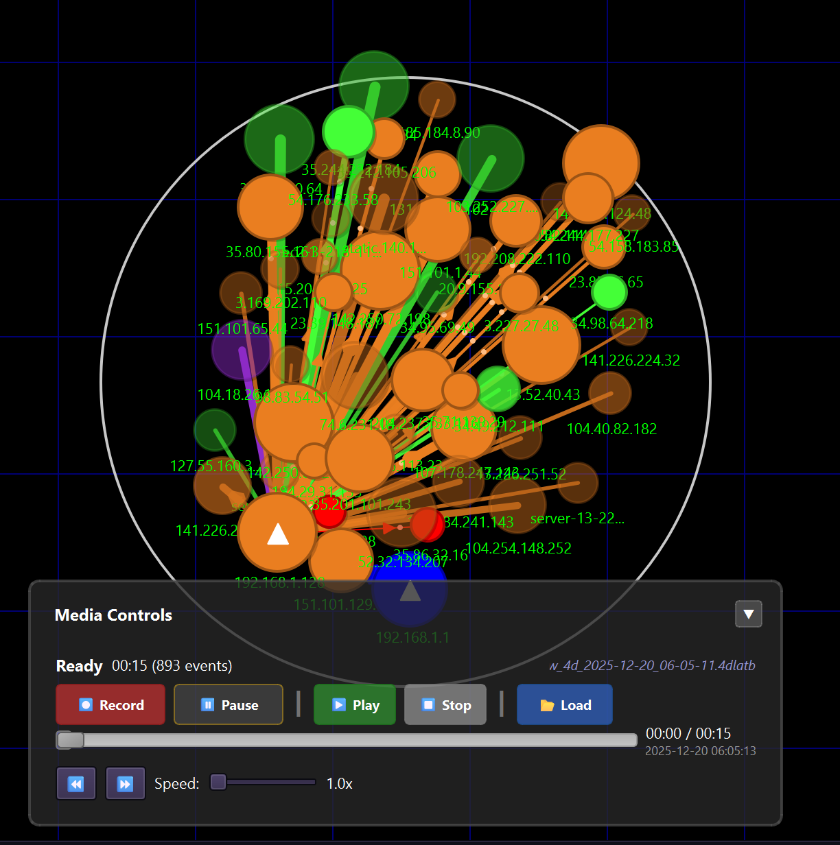 4D Lattice Recording Interface